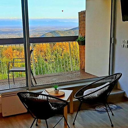 Studio avec sauna au calme à 15 min de Colmar Trois-Épis Extérieur photo