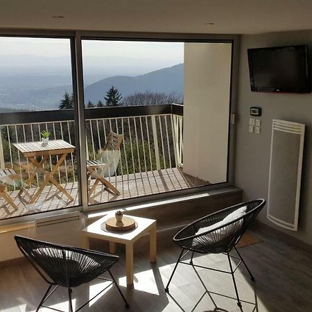 Studio avec sauna au calme à 15 min de Colmar Trois-Épis Extérieur photo